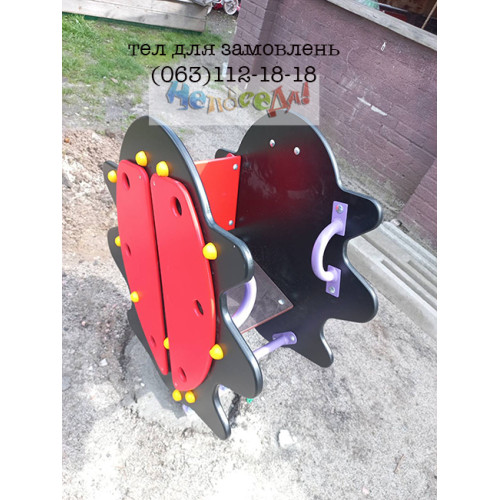 Качалка качели на пружине Жук для детей ✅ хорошие характеристики Качалка качели на пружине Жук для детей ✅ хорошие характеристики фото5