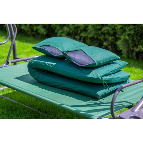 Садова гойдалка Relax Plus 181 трьохмісна зелена ✅ хороші характеристики Садова гойдалка Relax Plus 181 трьохмісна зелена ✅ хороші характеристики фото8