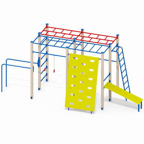 Спортивний комплекс Атлант з похилою дошкою на майданчик