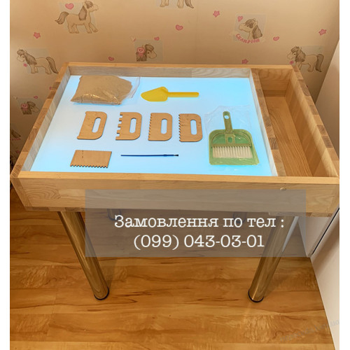 Стол песочница с подсветкой для рисования песком, ясень + комплект для занятий ✅ хорошие характеристики Стол песочница с подсветкой для рисования песком, ясень + комплект для занятий ✅ хорошие характеристики фото6