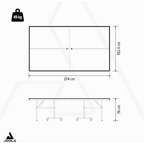 Всепогодный теннисный стол Joola Outdoor J100A Grey ✅ хорошие характеристики Всепогодный теннисный стол Joola Outdoor J100A Grey ✅ хорошие характеристики фото1