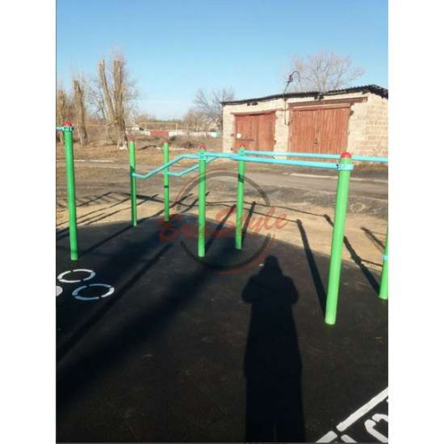 Бруси для віджимань подвійні вуличні на спортивний майданчик ✅ хороші характеристики Бруси для віджимань подвійні вуличні на спортивний майданчик ✅ хороші характеристики фото2