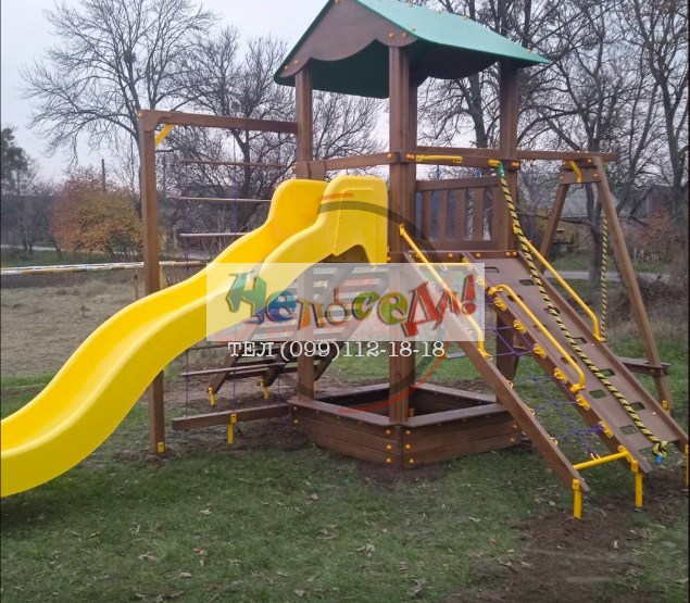 Площадка с горкой Ранчо детская