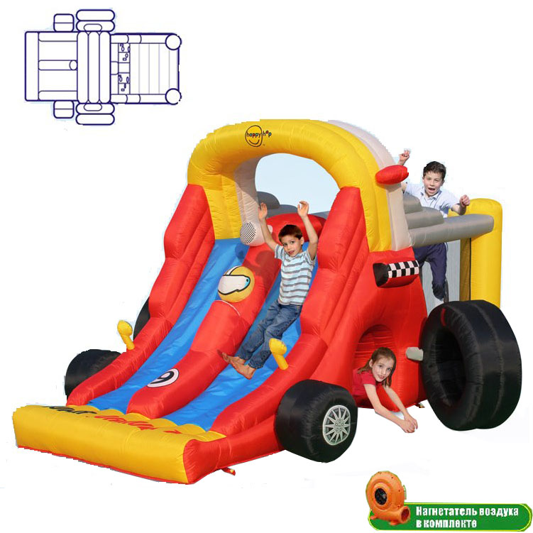 Надувной батут Игровой центр ГОРКА Формула-1 happyhop