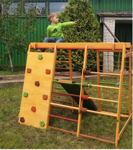 Детский игровой комплекс деревянный